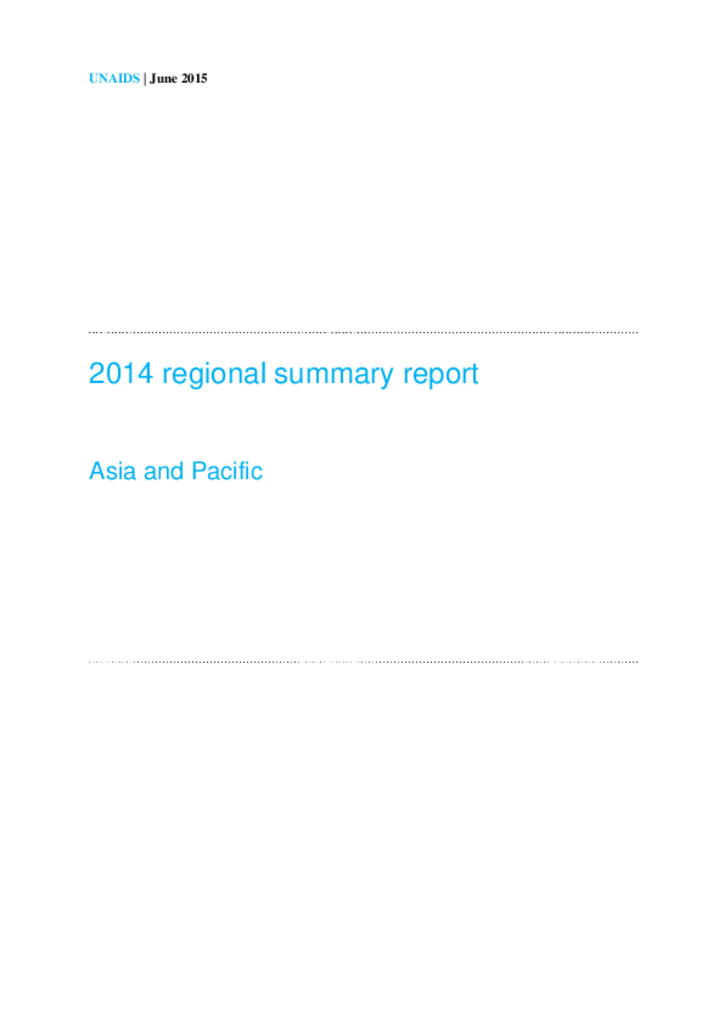 2014_Regional_Summary _Report_APAC