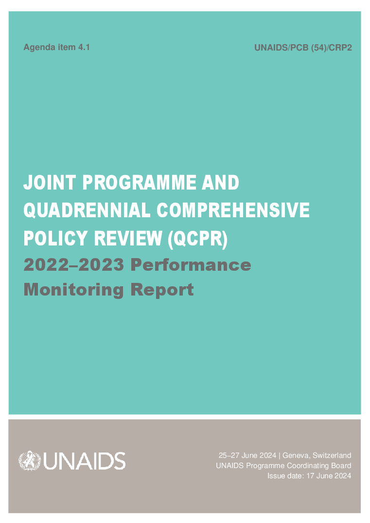 Quadrennial Comprehensive Policy Review (QCPR)