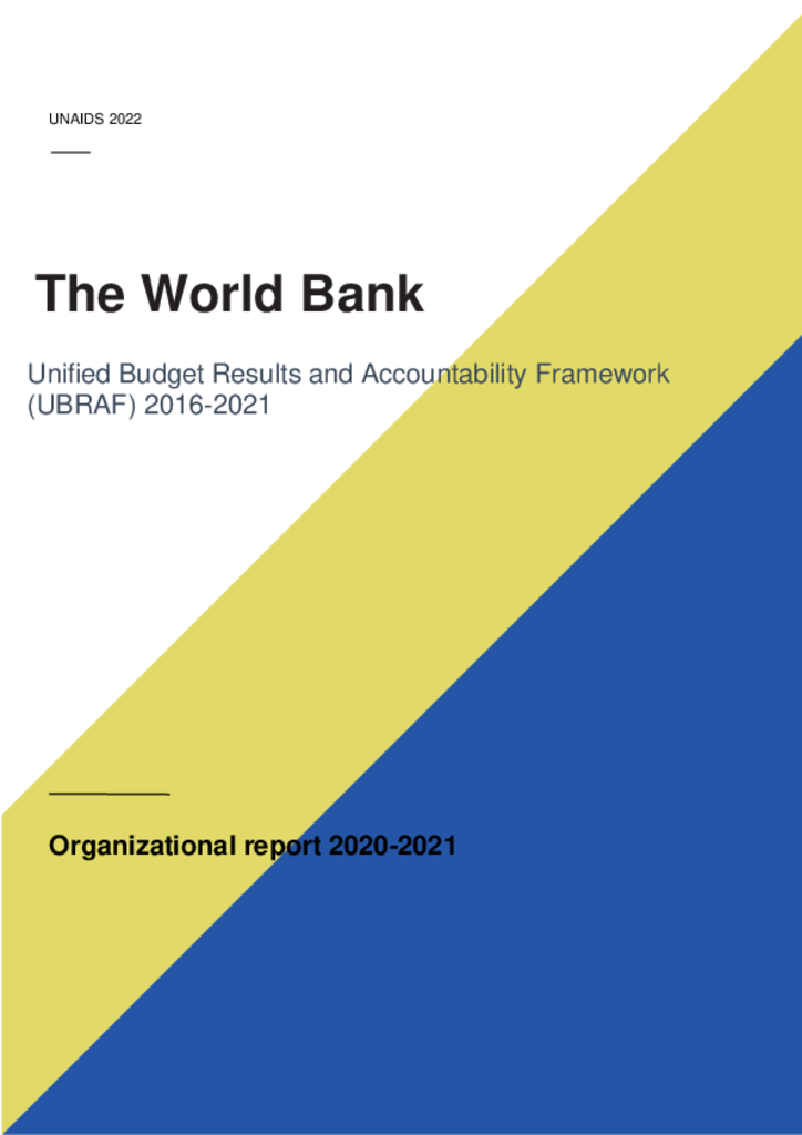 World Bank_Organizational report_2021_0