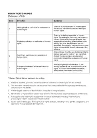6. Human rights marker guidance