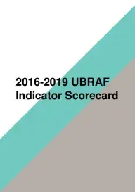 DRAFT-2016-2019 UBRAF indicators scorecard Jun 12