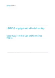 MENA - Case Study on UNAIDS Engagement with Civil Society