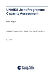 UNAIDS Joint Programme Capacity Assessment_Final Report_29Aug2022 updated