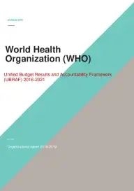 WHO_Organizational report_2018-2019