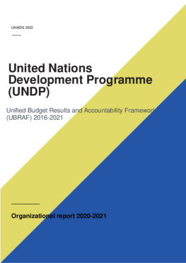 UNDP_Organizational report_2021_0
